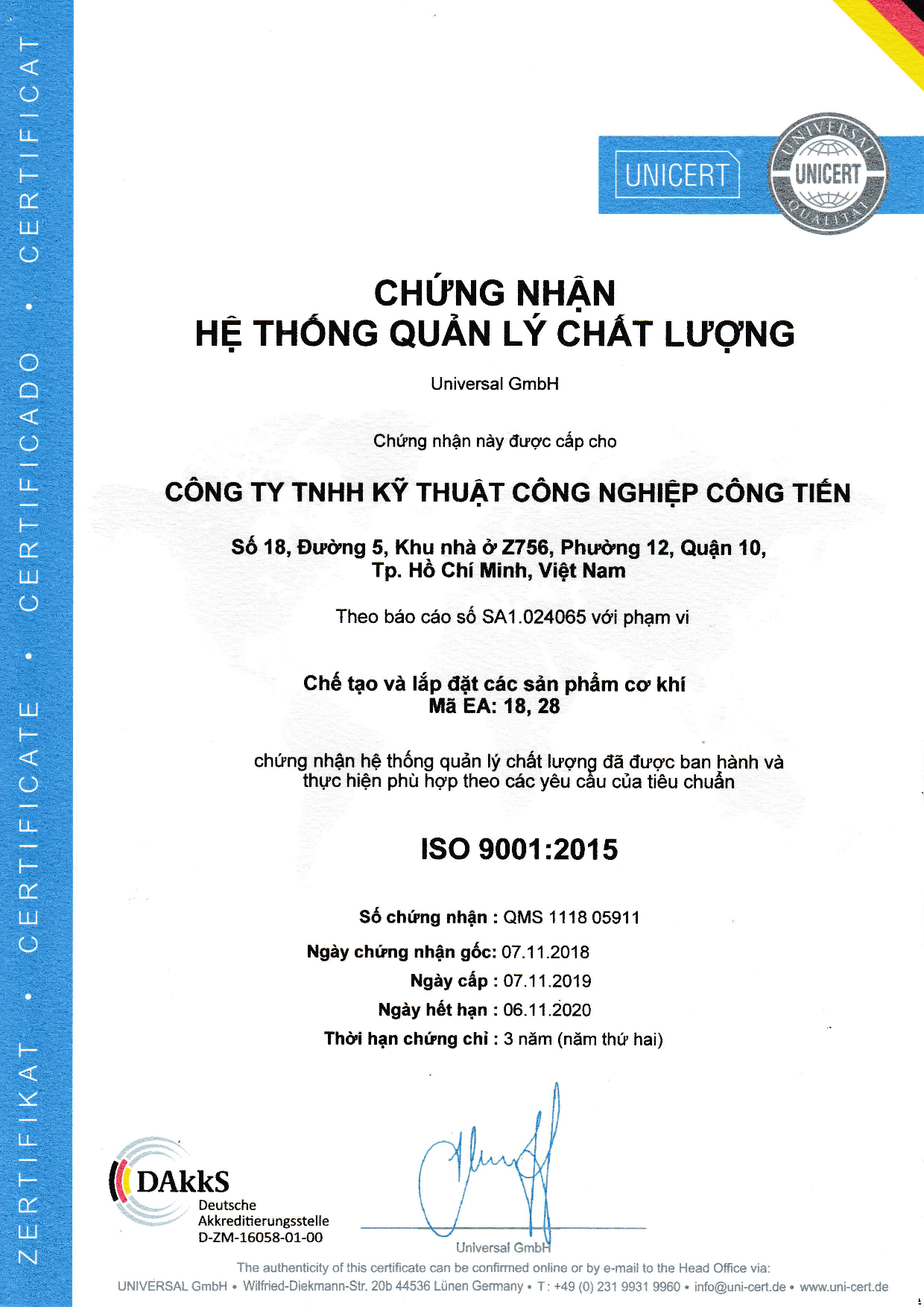 9001 2015 2nd 2